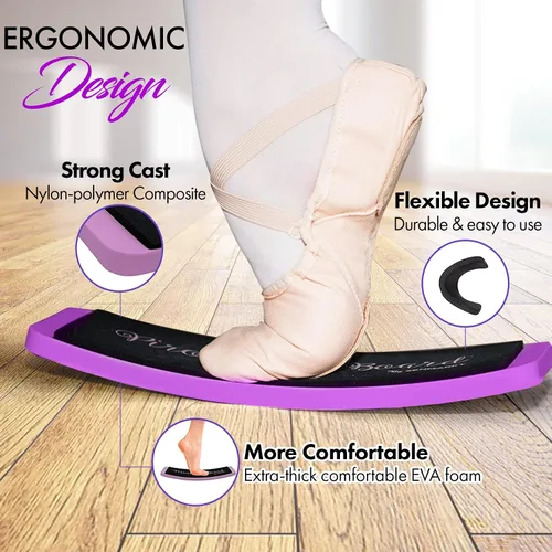 Miniatura 3 de Zenmarkt Tablas giratorias para bailarines – Tablas giratorias de ballet para bailarines, patinadores sobre hielo, animadoras y gimnastas