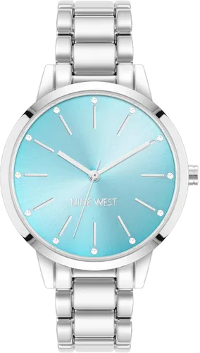 Miniatura 4 de Nine West Reloj de pulsera con detalles de cristal para mujer