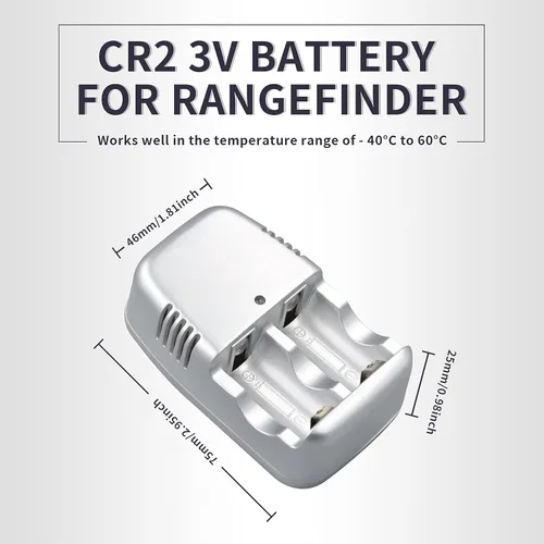 Miniatura 6 de 4 pilas CR2 15270 de 3 voltios 300 mAh + cargador de batería recargable rápido de 3 V CR2 baterías CR2-4