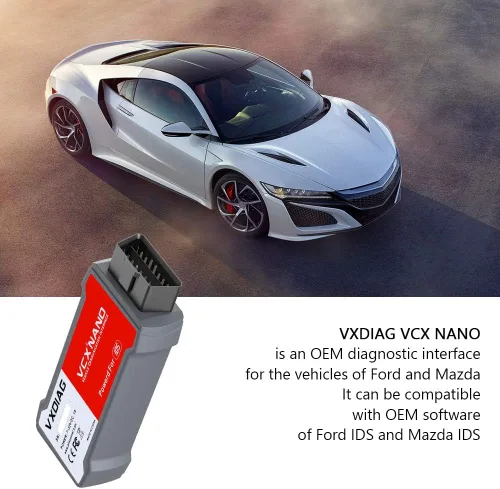 VXDIAG VCX Nano Compatible para Ford/Mazda Herramienta de Diagnóstico 2 en 1 con Herramienta de Programación IDS