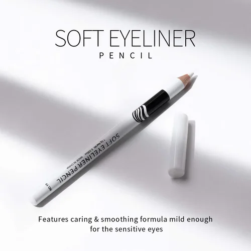 Miniatura 6 de Fashionwu Lápices delineadores de ojos blancos de uso profesional como resaltador, suaves, impermeables, sombra de ojos de larga duración
