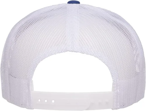 Miniatura 3 de The Hat Pros Yp Classics Yupoong 5 Panel Classic Trucker Cap Gorra Trucker con visera plana de alto perfil OSFM Snapback