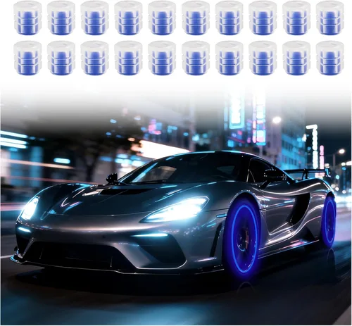 20 tapas de válvula de neumáticos, tapones de vástago de válvula de neumático 2026 para decoración de automóviles, tapones universales para válvulas