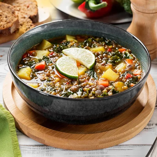 Miniatura 7 de Yupik Lentejas Verdes Orgánicas, 2.2 lb (35.2 oz), Sin OGM, Veganas, Sin Gluten, Kosher, Crudas, Fuente de Fibra, Hierro y Proteínas, Fibra