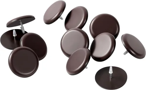 Furniture Glides Sliders-Furnigear PTFE (teflón) para mover patas de silla, deslizadores para alfombras y superficies de madera dura, mueve tus