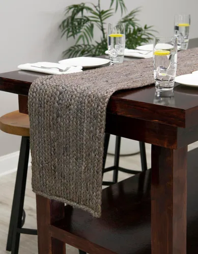Miniatura 44 de Unique Loom Colección Jute Trenzado - Alfombra de área Dhaka (7' 1" x 10' Rectángulo, Blanco)