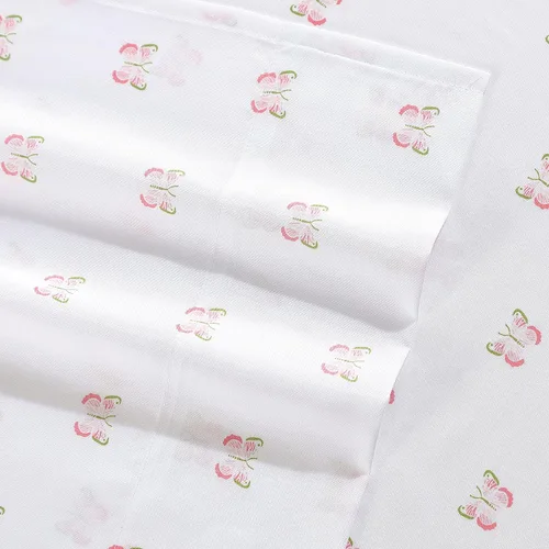 Miniatura 4 de Laura Ashley Juego de sábanas para niños, ultra suave y transpirable, con fundas de almohada a juego, resistente a las arrugas, artículos esenciales