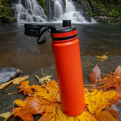 Miniatura 7 de Tempercraft Botella deportiva aislada al vacío de 22 onzas, opciones personalizadas grabadas con láser, acero inoxidable, doble pared, boca ancha