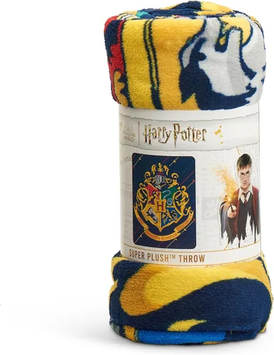 Miniatura 4 de Northwest Manta Micro Raschel de Harry Potter, 46 x 60 pulgadas, Rayas de la Casa Casa Pinstripes