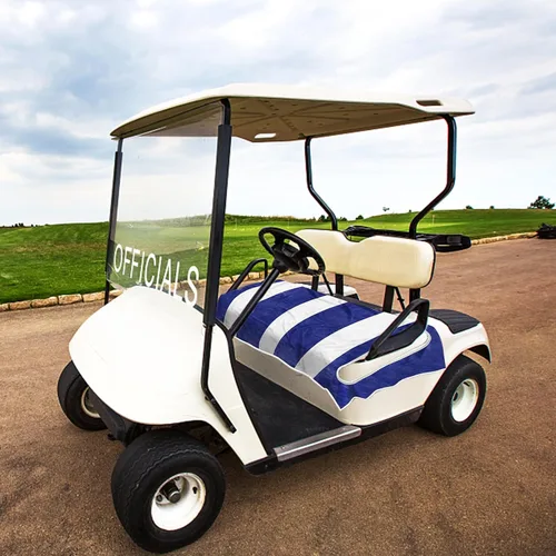 Miniatura 5 de EZGO Fundas de asiento de carrito de golf de microfibra, mantas de asiento para 2 personas para coche club
