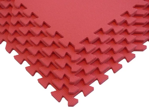 Tapete de entrenamiento con baldosas de espuma entrelazados para pisos de gimnasios. Excelente para pilates, yoga, aeróbica, cardio, entrenamiento y