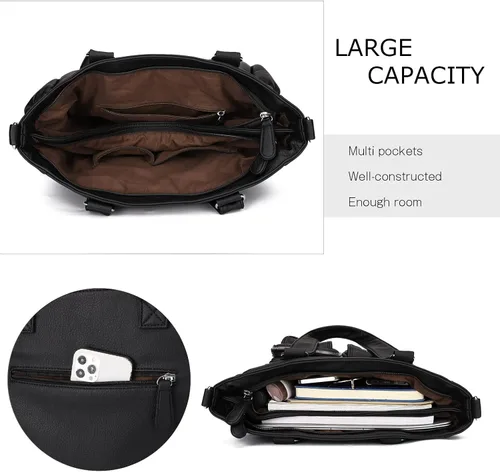Miniatura 4 de Monederos grandes para mujer, bolsos de hombro para mujer