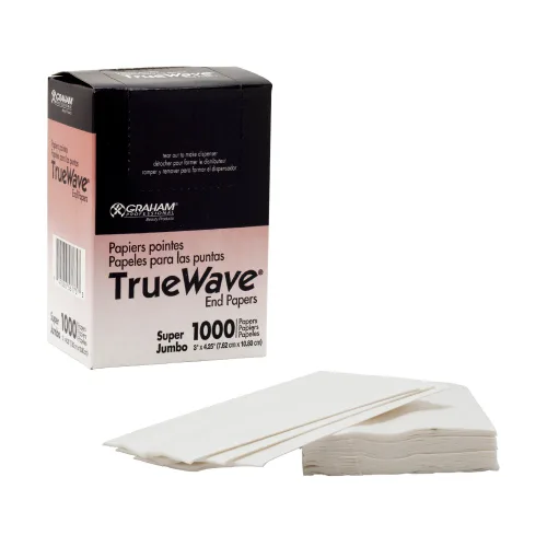 Graham Profesional TrueWave Super Jumbo Final PAPELES Hair Perm True Wave 1000ct
