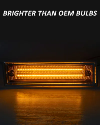 Miniatura 4 de Bestview Luces de posición laterales LED Compatibles con 1981-1991 Chevy C10 C20 C30 GMC C1500 C2500 Suburban Blazer Jimmy, lado del conductor