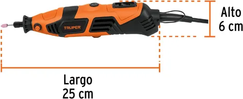 Miniatura 2 de TRUPER CARB-PULA-7A3 Cepillos de carbón de repuesto para pulidora de servicio medio de 7 "1,200 W