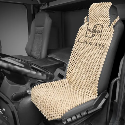 Miniatura 10 de LACDL Fundas de asiento de automóvil con cuentas para automóviles, funda de asiento de cuentas de enfriamiento para camiones y SUV, almohadilla