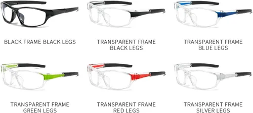 Miniatura 6 de Gafas de seguridad de lente completa envolventes con lectores, gafas de lectura de seguridad con aumento deportivo para hombres y mujeres