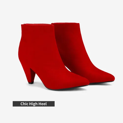 Miniatura 2 de DREAM PAIRS - Botas de tacón alto de aguja y punta fina para mujer