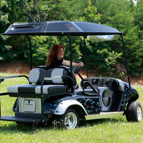Miniatura 5 de Espejo panorámico convexo para carrito de golf EZGO, Club Car, Yamaha, espejo retrovisor de carrito de golf