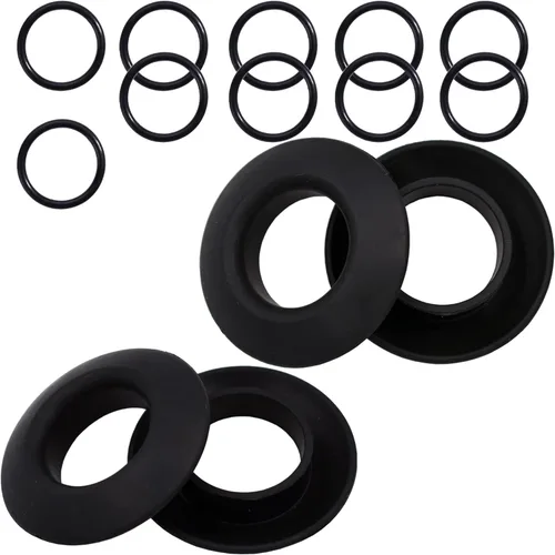 4 anillos universales de goteo para kayak y canoa, no más deslizamientos hacia arriba y hacia abajo (negro)