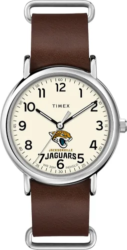 Miniatura 9 de Correa de cuero de cuarzo NFL Weekender de 1.575 in para hombre