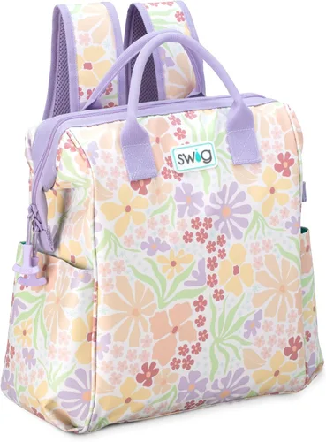 Miniatura 16 de Mochila enfriadora Swig Life Packi, enfriador aislado, bolsa de playa impermeable, 24 latas, enfriadores aislados livianos Nube Nueve