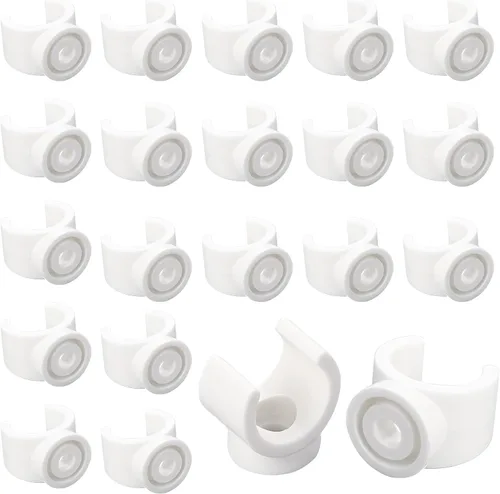 Miniatura 7 de Clips PEX de 1/2 pulgada, paquete de 50 perchas de tubo de 0.630 in, abrazaderas de tubería PEX, abrazaderas de tubería de PVC, soporte de soporte