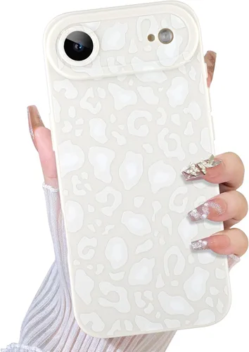 Miniatura 72 de TEAUGHT Compatible con iPhone 11 Funda con patrón lindo estampado de leopardo negro guepardo + protector de pantalla a prueba de golpes, funda