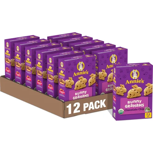 Miniatura 14 de Annie's Galletas orgánicas originales de Cheddar Squares horneadas, hechas con queso real, 11.25 onzas