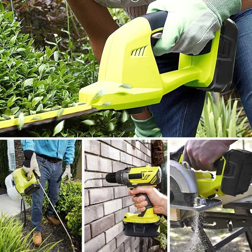Miniatura 6 de FSKE Reemplazo de 6.0Ah para batería Ryobi de 18 V P108 P104 P105 P102 P103 P122 P109 compatible con herramientas eléctricas Ryobi de 18 voltios, 2