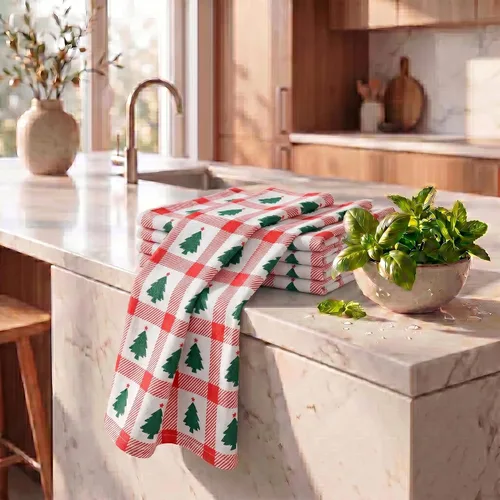 Miniatura 483 de Urban Villa Toallas de cocina 100% algodón para cocina (juego de 6) 20"x30" toallas de cocina altamente absorbentes, juego de ropa de cocina