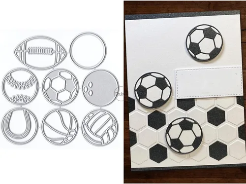 Miniatura 4 de DzIxY Bonitas notas de clip redondas troqueles de corte de metal para hacer tarjetas, juegos de troqueles de papel para grabar, álbum, plantillas 2