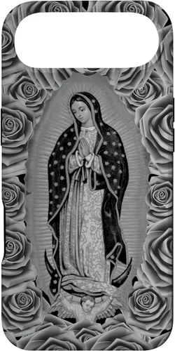Miniatura 26 de Funda para iPhone 14 Pro Max Our Lady Virgen De Guadalupe Virgen María Floral
