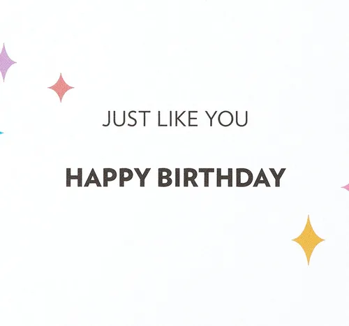 Miniatura 3 de Papyrus Tarjeta de cumpleaños para LGBTQIA+ (Just Like You)