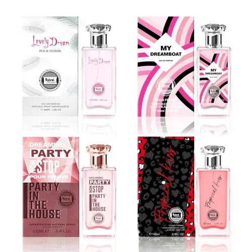 Miniatura 12 de Hybrid & Company Mujer 4 unids Belleza Rosa Cambio París Mujeres Romántico Pour Femme Perfume Natural Spray Fresco Fragancia