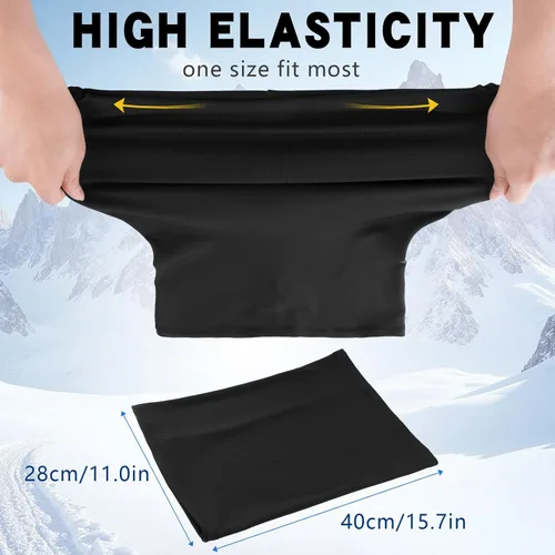 Miniatura 4 de HONGTEYA Polaina de cuello de invierno para hombres y mujeres, resistente al viento, máscara facial para clima frío, esquí, deportes al aire libre