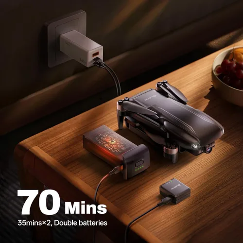 Miniatura 5 de Bwine F7MINI SE - Drones GPS con cámara para adultos 4K, solo 8.40 oz, tiempo de vuelo de 70 minutos, TOF, alcance de 9842 pies, retorno automático