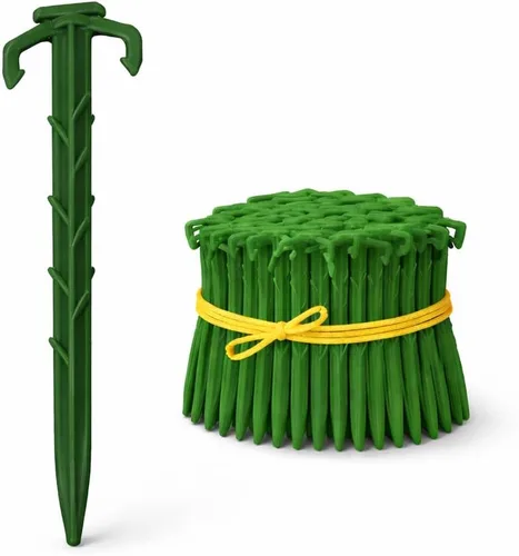 Estacas de jardín resistentes de 6 pulgadas fabricadas en Estados Unidos. Potencia de sujeción más fuerte frente a las estacas de metal