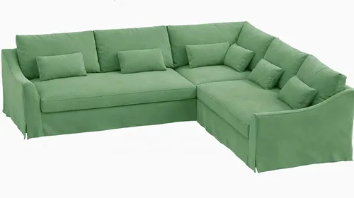 Miniatura 13 de Farlov - Funda de repuesto para sofá esquinero de 5 asientos para el lado derecho más largo cuando estás sentado (no mirando), compatible con IKEA