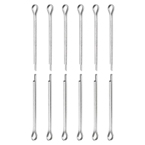 Miniatura 11 de DTGN Pasadores de clip de chaveta de 0.039 in x 0.394 in (DXL), paquete de 30 - Bueno para maquinaria - Sujetadores de horquilla de acero inoxidable