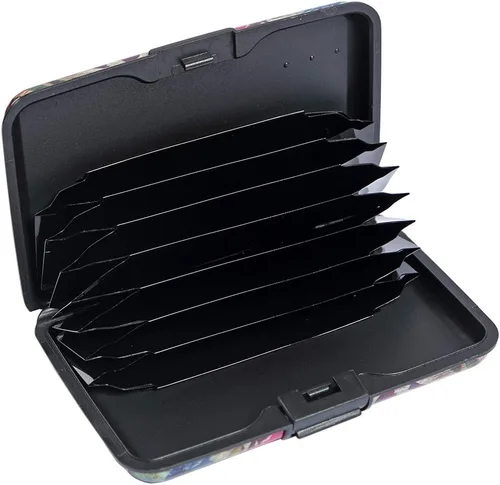 Miniatura 3 de Cartera de metal para tarjetas de crédito en aluminio con bloqueo RFID para hombres y mujeres