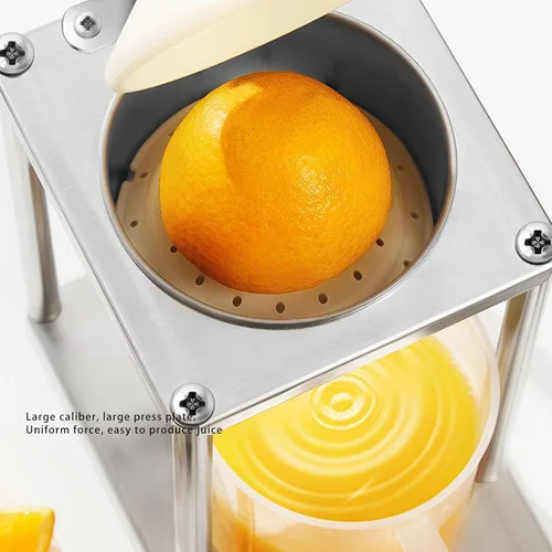 Miniatura 8 de Exprimidor manual, Comercial Naranja Exprimidor Exprimidor de Hierro Fundido, Acero Inoxidable de la Mano de la Prensa de Frutas Citrus Juicer Limón