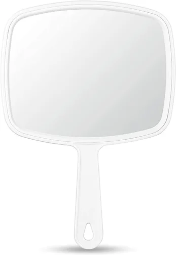 Miniatura 7 de Hair Stylist Black Handheld Mirror with Handle for Multi Purpose Use - Lightweight & Thick Frame : Use for Multi-Purpose : 3CT Negro