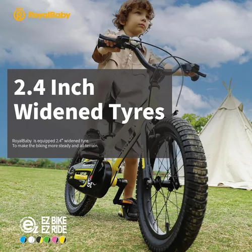 Miniatura 6 de RoyalBaby EZ Kids Bike 12 14 16 18 20 Inch Balance Pedal 2-in-1 Training Bicycle Boys Girls Ages 3 to 12 Years Easy Learn for Beginners