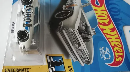 Miniatura 2 de Hot Wheels 2018 Checkmate King Kuda (King) 362/365, blanco