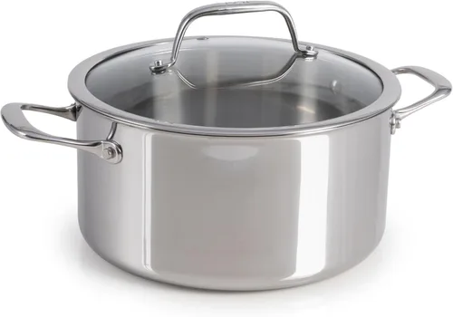 Miniatura 16 de T-Fal Pro - Juego de utensilios de cocina de acero inoxidable tricapa, 13 piezas, compatible con inducción, apto para horno hasta 500F, tapas aptas