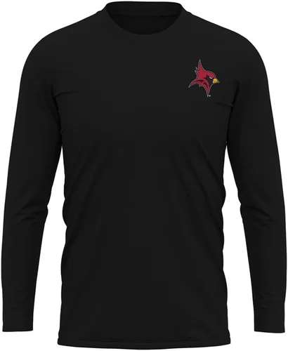 Miniatura 184 de Camisa deportiva de manga larga oficial de la NCAA Collegiate para hombre, con logotipo en el pecho izquierdo, colección Athletic Heather