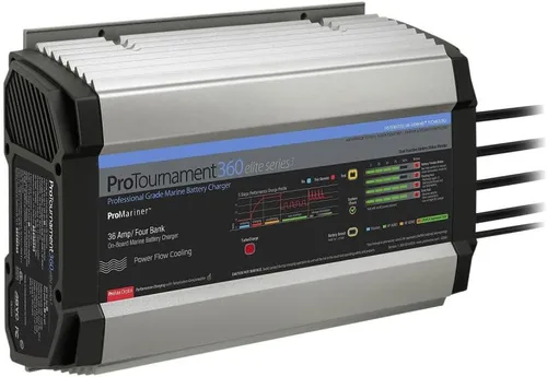 Miniatura 3 de ProTournament Elite 3 240 24 Amp 2-Bank Cargador de batería