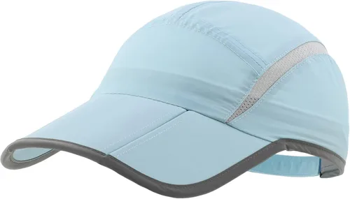 Miniatura 62 de connectyle plegable malla deportes cap con transpirable con rayas reflectantes Sun Runner Cap