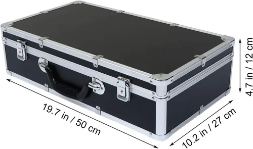 Miniatura 3 de DOITOOL Caja de herramientas portátil de 19.68 x 11.02 x 5.11 pulgadas, estuche de almacenamiento duro multifunción con insertos de espuma